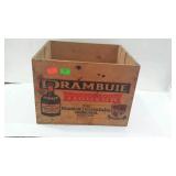 Drambuie advertisement shipping crate-15 x 13 x 11