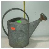 Galvanized water can with sprinkle head, 12" ,