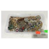 Flat of costume jewelry