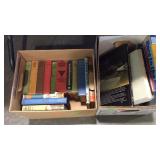 Two boxes of books