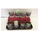 Avon gift collection two 4 glass sets with