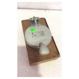 Early Sears Aluminum Hamburger Press with the