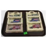 Collection of 6 collectors trucks, Chevron Die