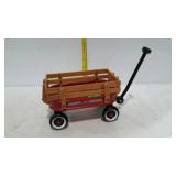 Radio Flyer Wagon with the wooden sides, doll