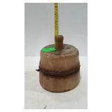 Vintage Wooden Butter Print Mold with the