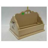 Painted home decor organizer carry tote box,