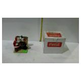 Coca-cola collectible 3-pc Holiday salt & pepper
