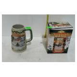 1996 Budweiser "American Homestead" stein with box