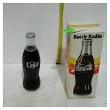 Coca-Cola bottle radio with original box