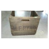 Apple Crate - H. F. Byrd - damaged / missing one