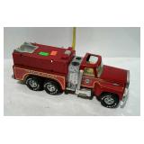 Nylon rescue pumper fire truck, smoke stacks