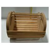 Home decor wooden goose shaped basket