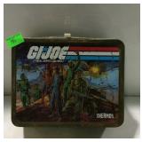 Thermos brand metal GI Joe lunch box with plastic