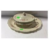 Homer Laughlin Virginia Rose pattern meat