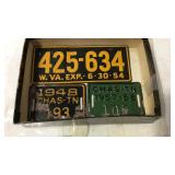 Charles Town W. VA. bicycle tags - lot of three