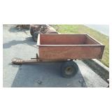 Agri-Fab Lawn tractor dump cart, needs tire