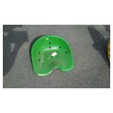 Steel tractor seat, green painted