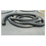 7" black plastic drain pipe several feet in this