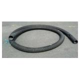 4" black plastic drain pipe a few feet in this