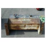 Steel Fuel Tank, side mount style black painted