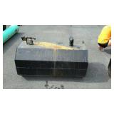 Steel Fuel Tank, side mount style black painted