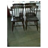 Heywood Wakefield dining chairs, set of four. All