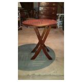 Folding patio table, nice piece here, from Dubai