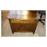 Look here guys good looking wash stand, measures