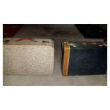 Two vintage suitcases