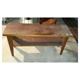 Wooden stand, measures 45 inches long, by 14