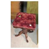 Organ stool. This one is different, square seat.