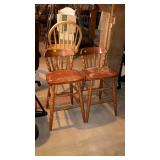 Two barstools 33in tall 16in wide