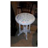 Painted side stand 19in dia. 26in tall