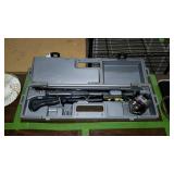 Tackle top folding fishing pole in case