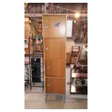 Modern design four section storage shelf two