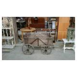 Check it out: Farm wagon/cart. Wagon wheels with