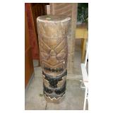 Resin totem pole for patio decor. 3