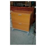 Contemporary lateral file cabinet for hanging