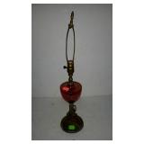 Home decor designer lamp, with no shade measures