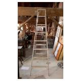 7 foot wooden step ladder