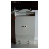 Wooden bathroom cabinet