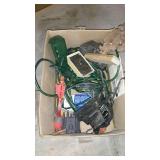Box with extension cord and misc items