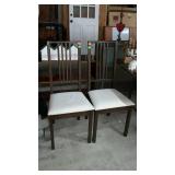 Pair of kitchen chairs