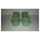 6 fireking coffee mugs