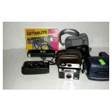 Camera group lot with Fuji dl 25 plis, Polaroid,