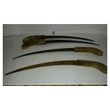 Four hand bow saw