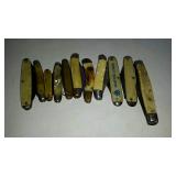 Group of pocket knives