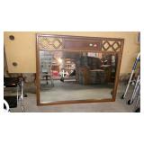 Large wall mirror, measures 49 inches long, by 40