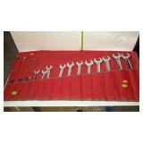 Snap on wrench set with storage case - standard