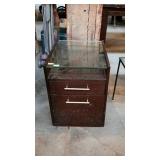 File cabinet, single drawer with one file section